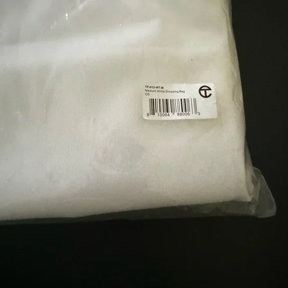 Telfar: Medium Shopping Bag - White
